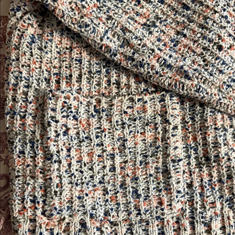 Elegant Multicolor Knit Cardigan - Picture 5 of 9